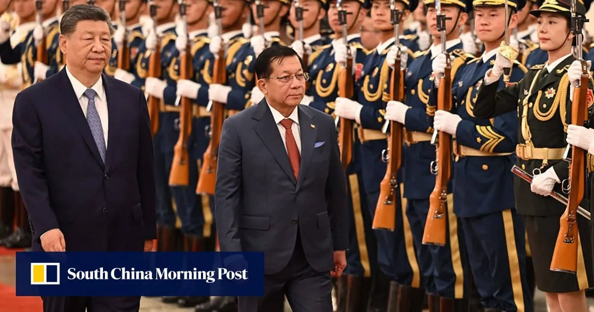 China’s Xi vows support for Myanmar as President Min Aung Hlaing moves to bridge isolation