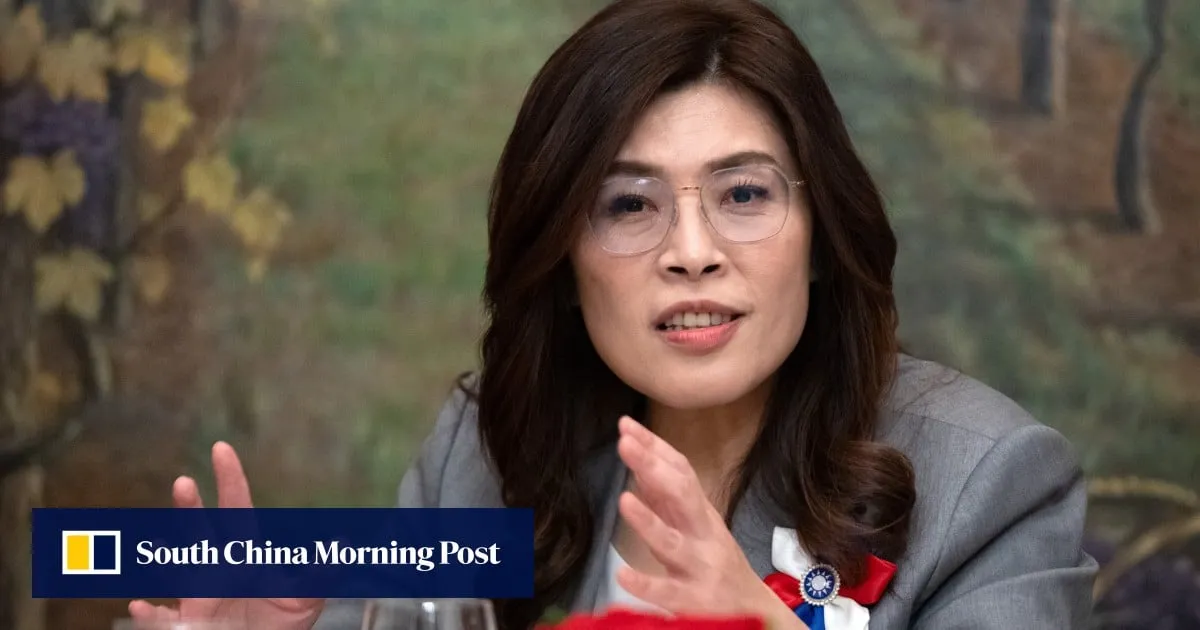 Leader of Taiwan’s opposition KMT talks Beijing relations in Washington