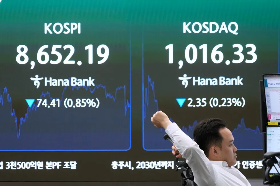 Shares are mixed and oil trades below $80 on optimism over interim US-Iran war deal