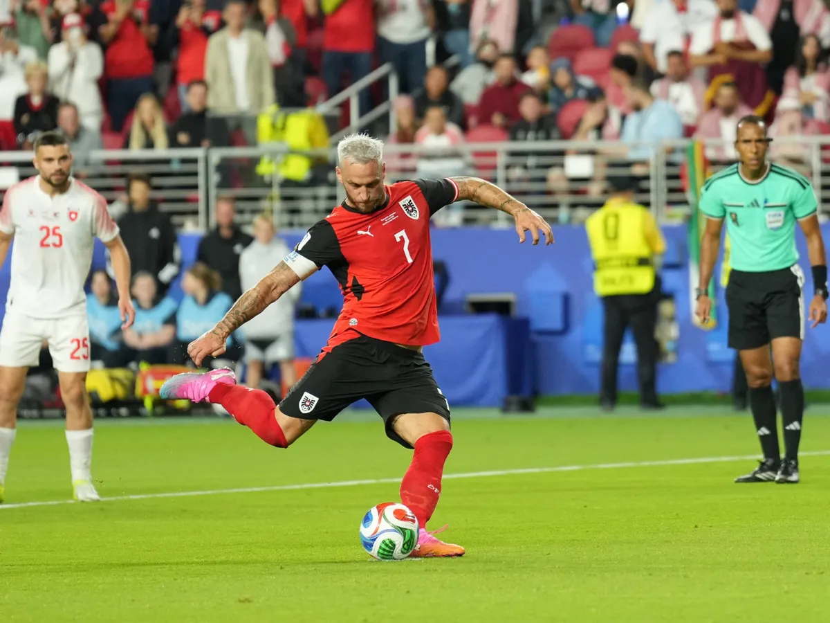 Arnautovic scores penalty as Austria beat World Cup debutants Jordan 3-1