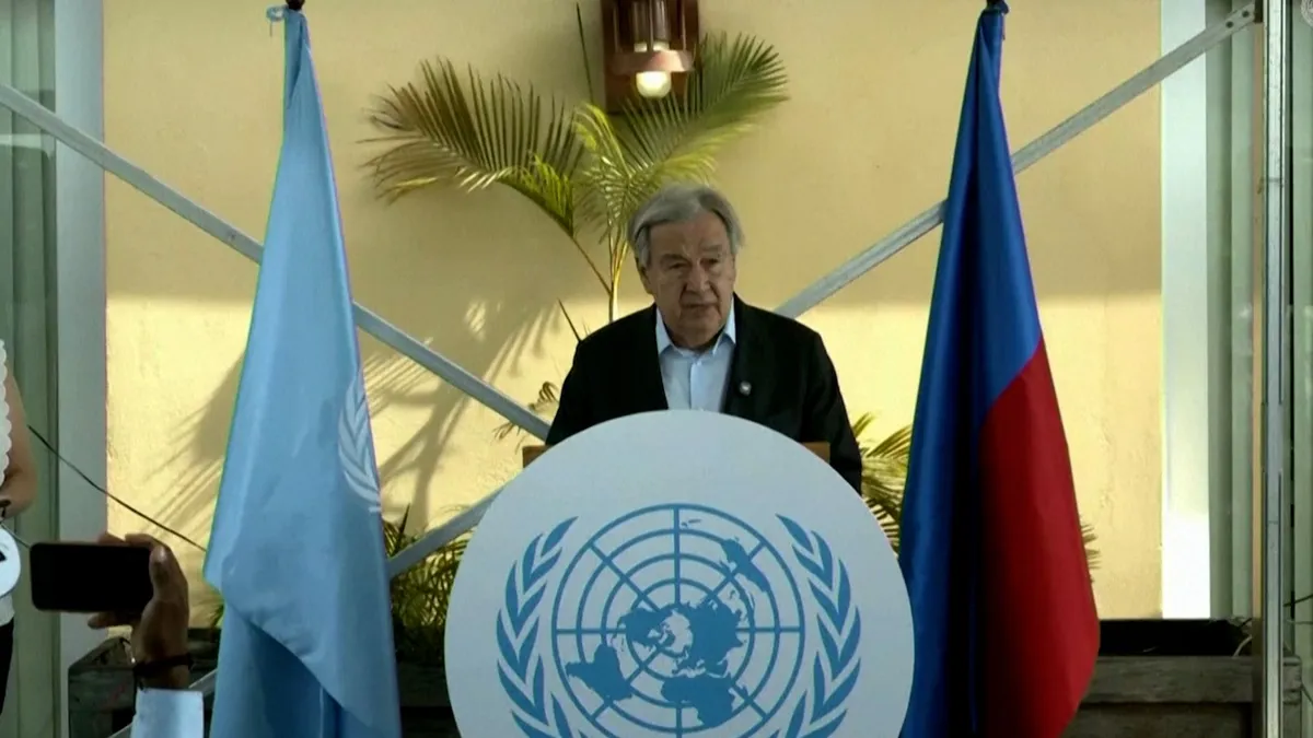 UN chief blames global indifference for Haiti crisis