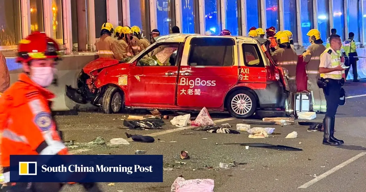 Hong Kong van driver arrested over deaths of firefighter and wife in crash
