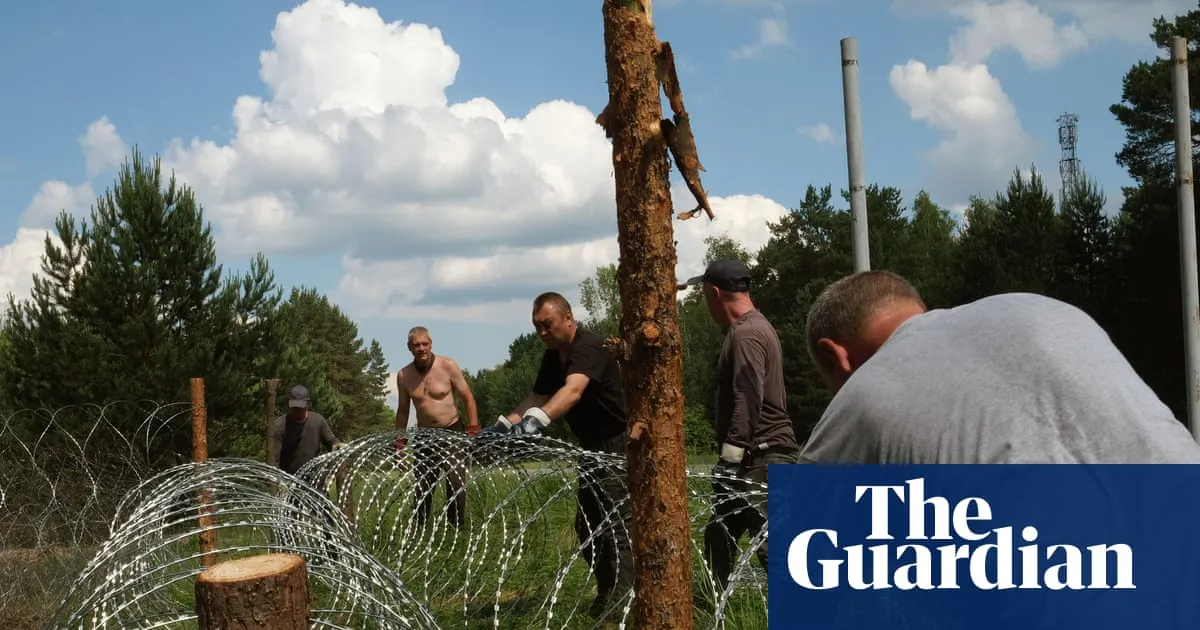 Ukraine bolsters its northern defences amid fears Belarus is being dragged into war