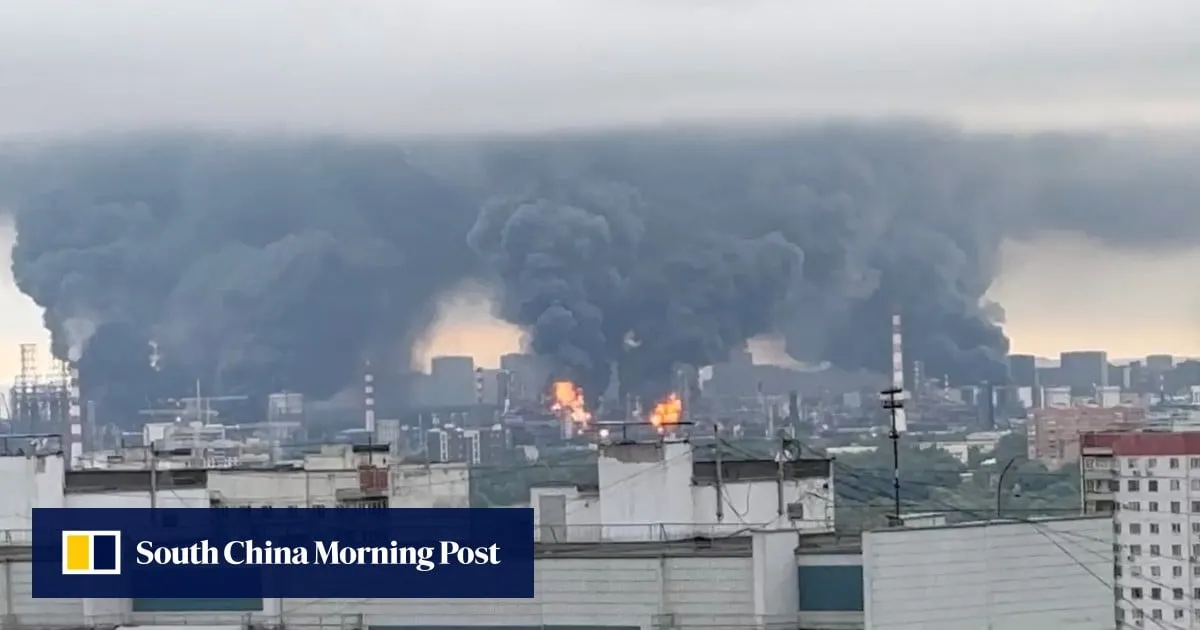 Drones hit Moscow oil refinery as Russia and Ukraine exchange strikes