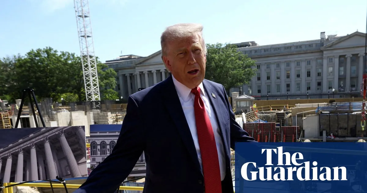 Trump administration quietly shifts $352m in federal funds for White House ballroom
