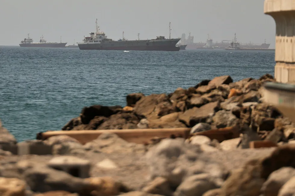 Maritime data company says stranded ships have begun transiting the Strait of Hormuz