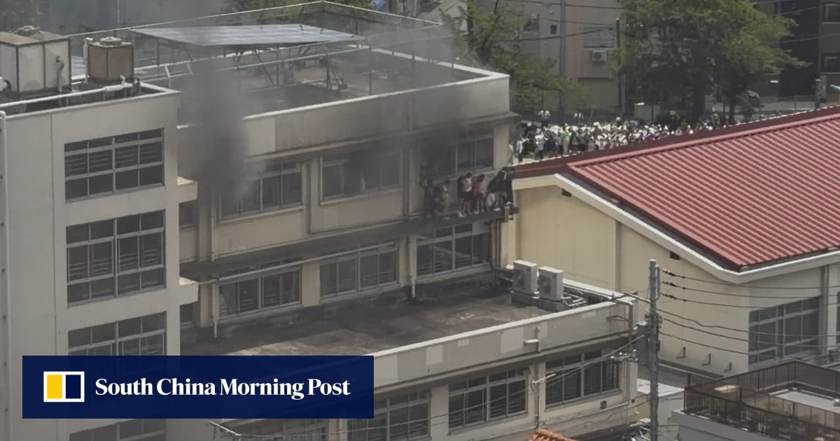 ‘It was scary’: 300 evacuated, 10 injured after fire breaks out at Japanese primary school