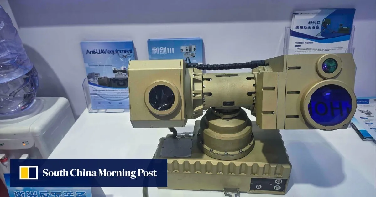 China showcases portable laser weapons for a single soldier to shoot down drones