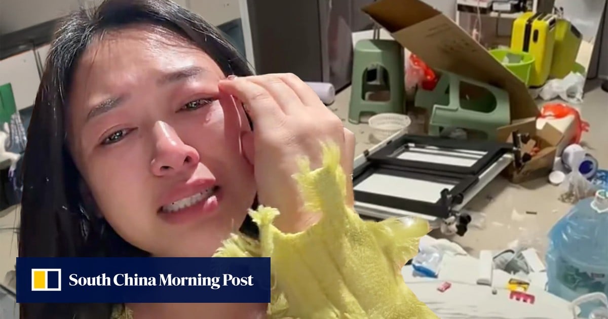 Chinese husband smashes up home after wife buys dishwasher without his consent