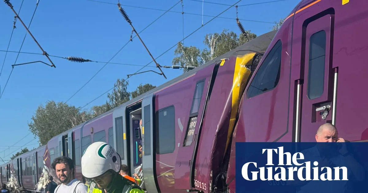Injuries reported after two trains collide near Bedford