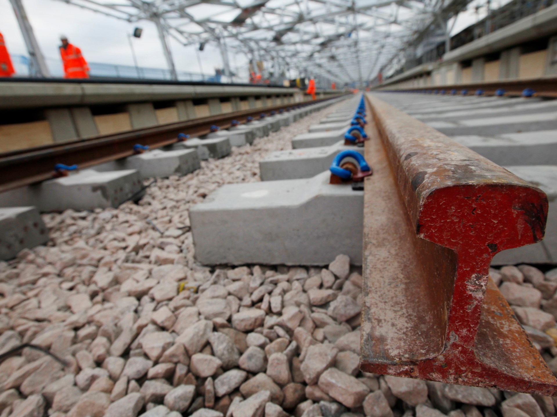 Two trains collide near Bedford, north of London