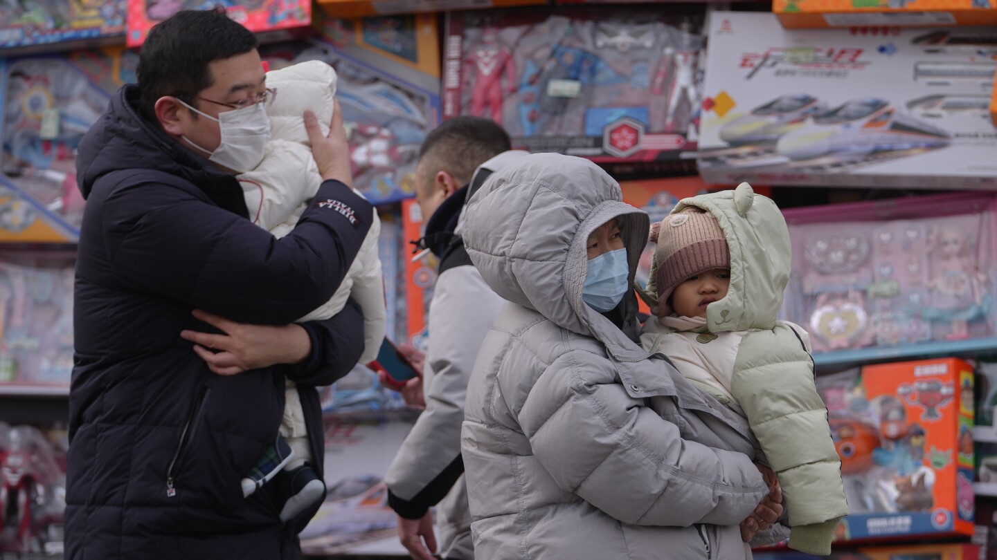 China’s population falls again as births drop 17% a decade after the 1-child policy ended