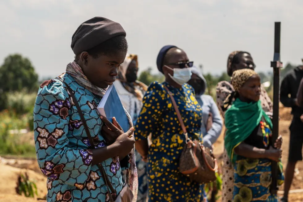 Mourners bury a 6-month-old Ebola victim in the Congo outbreak’s 3rd orphanage death