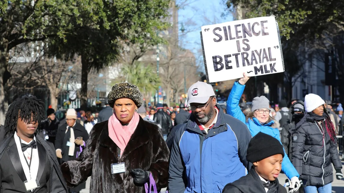 The current US political climate is spurring a ‘reclaim’ and rallying on the MLK holiday