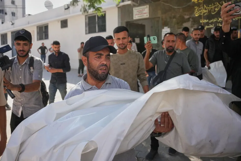 An Israeli strike hits a Gaza City apartment, killing 2 children, Palestinian health officials say