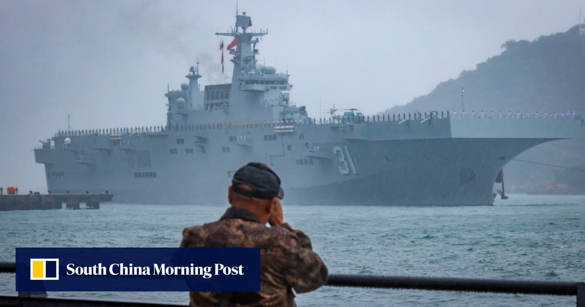 Type 075 amphibious assault ship, the PLA ‘light aircraft carrier’ key to Taiwan strategy