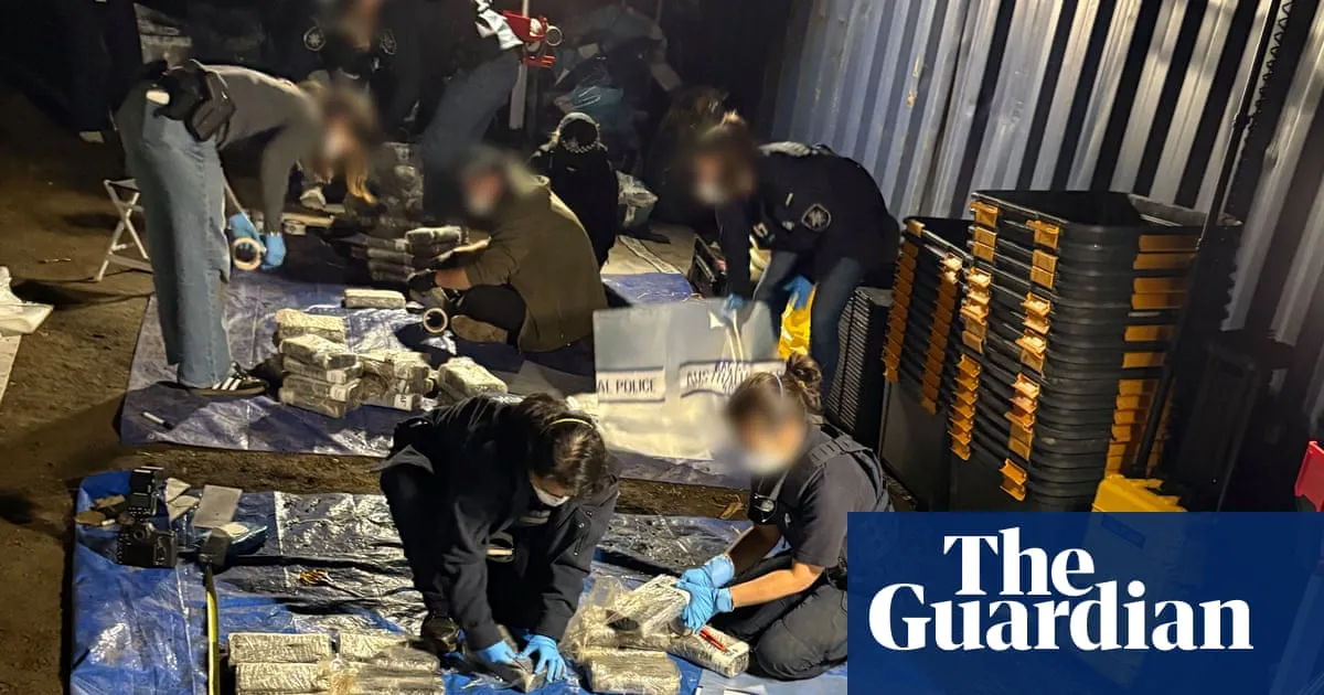 Almost three tonnes of cocaine found buried under Sydney property in Australia’s biggest ever seizure, police say