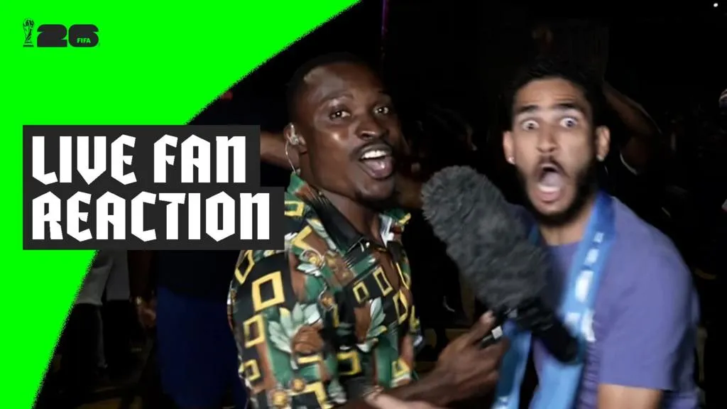 Cape Verde fan goes wild live on BBC News as his country scores