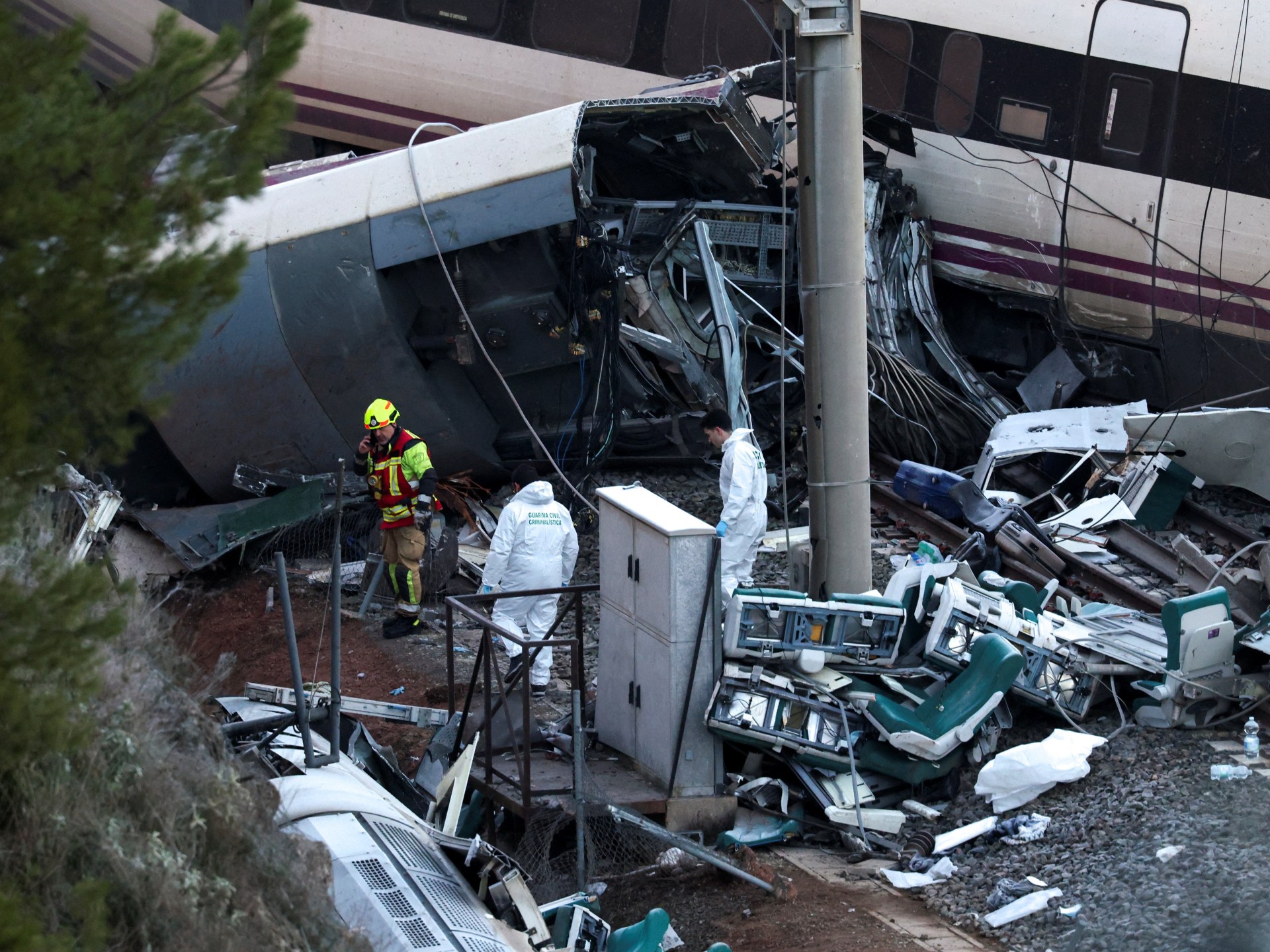 Deadly high-speed train collision in Spain kills dozens