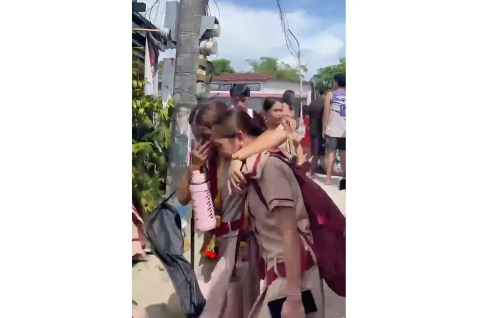 2 young suspects in custody after shooting at high school in Philippines kills 3