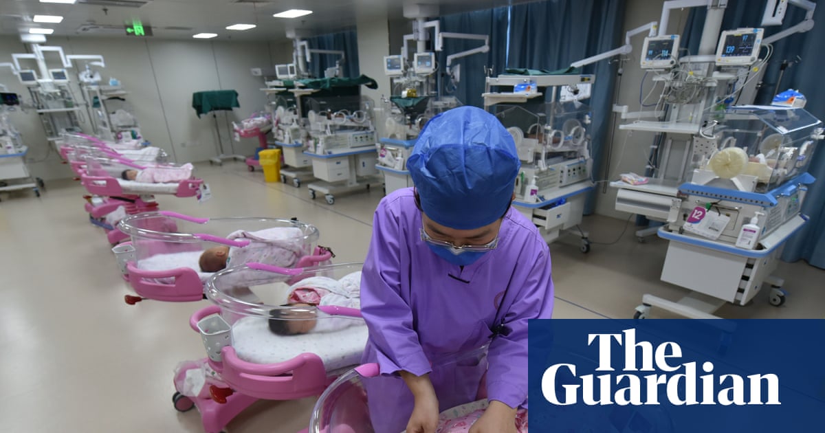China’s population falls again as birthrate hits record low