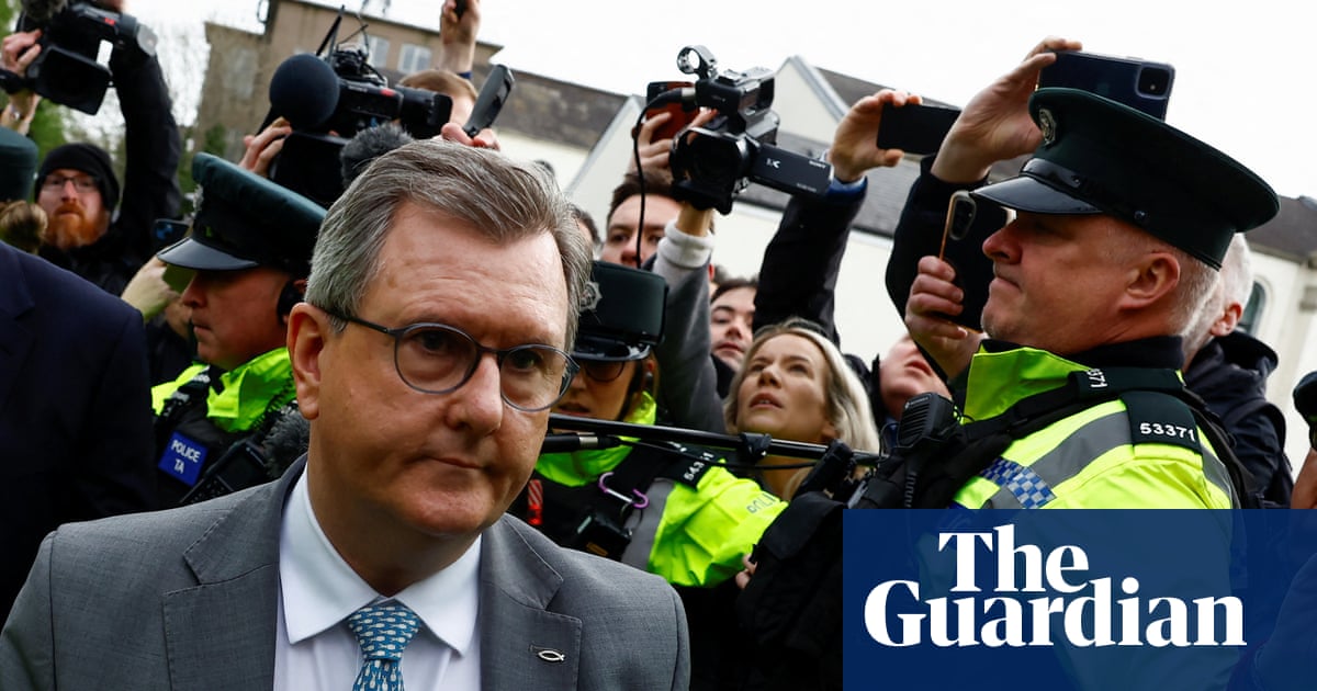 ‘Incomprehensible’: disbelief after Jeffrey Donaldson found guilty of historical sex charges
