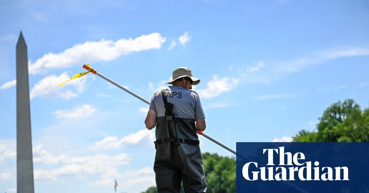 Trump claims ‘vandals’ foiled his $14m bid to revamp DC’s reflecting pool. What actually happened?