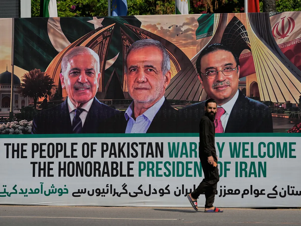 Iran’s President Pezeshkian lands in Pakistan after US deal