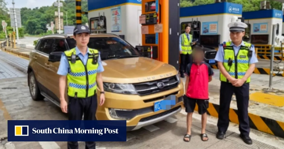 12-year-old Chinese boy caught after 6-hour highway joyride, claims dwarfism when stopped