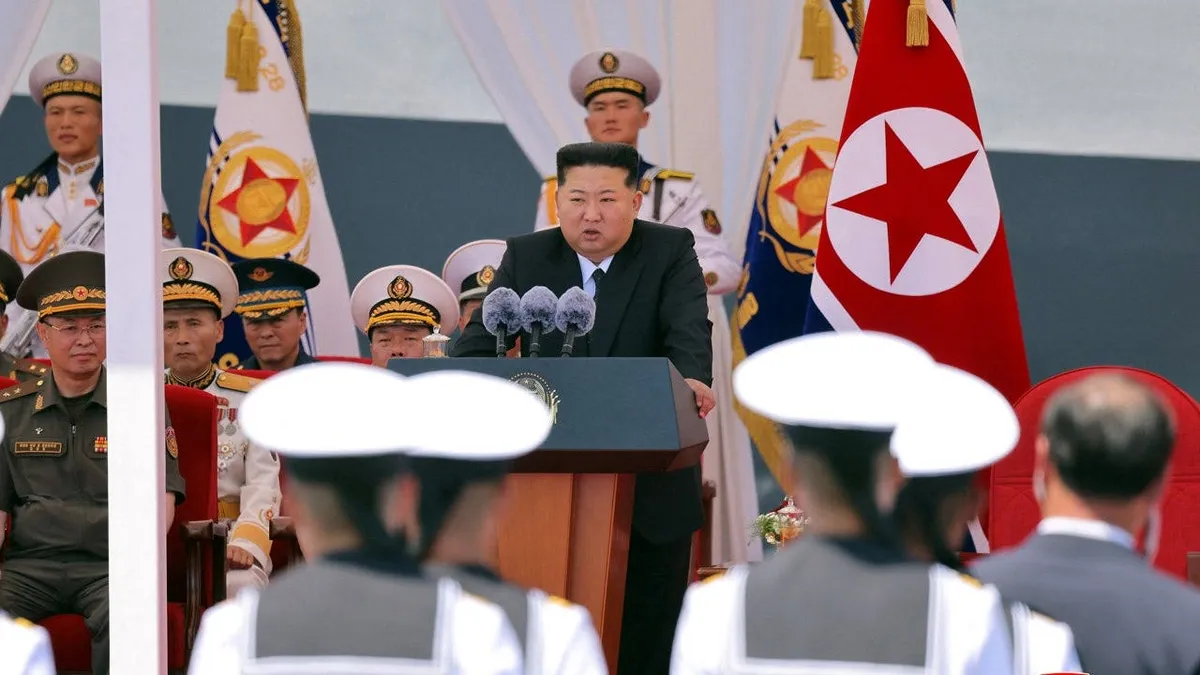 Kim Jong Un calls for North Korea to build 2 large warships per year in major naval expansion push: report
