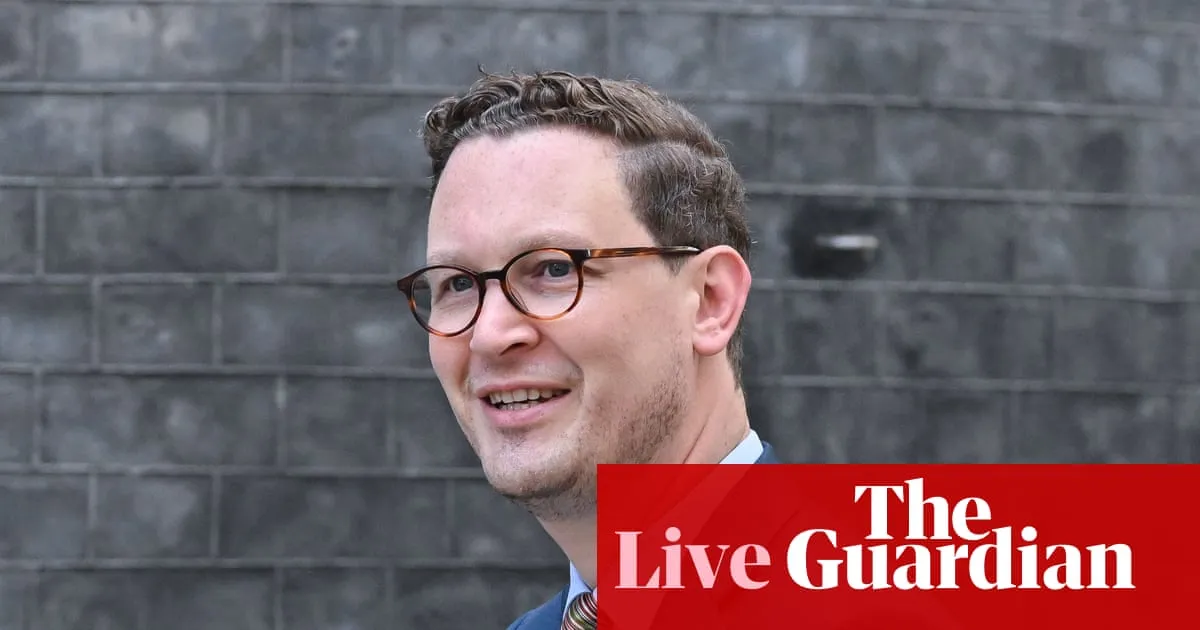 Darren Jones says bond markets should be ‘content’ with Burnham’s economic plans – UK politics live