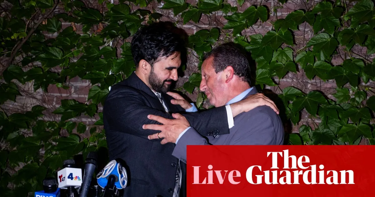Mamdani-backed candidates win big in New York Democratic primaries – US politics live