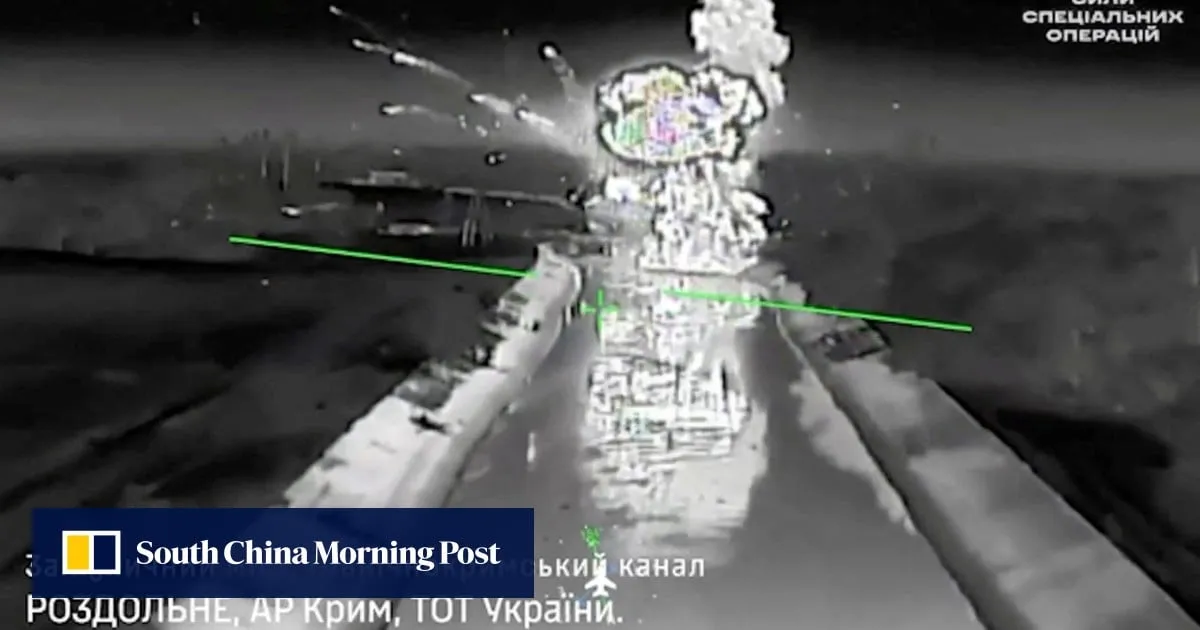 Ukraine drones knock out power in Russia-held Crimea’s biggest city