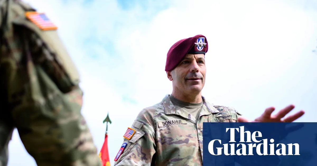 Top army general who was last US soldier to leave Afghanistan abruptly steps down