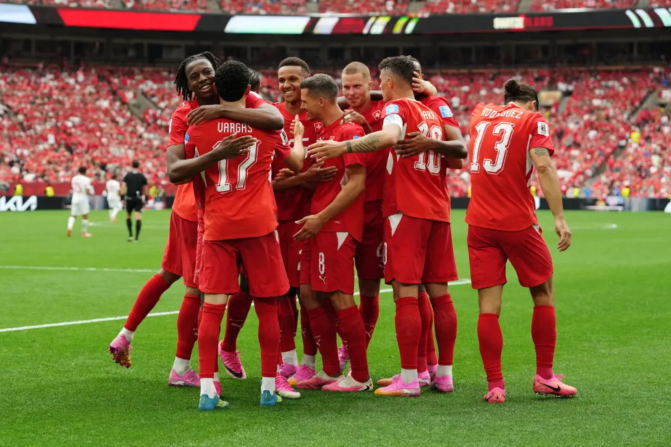 Switzerland wraps up first place in Group B at the World Cup with a 2-1 victory over Canada