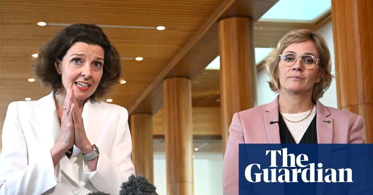 Zali Steggall and Allegra Spender launch new party aimed at political centre promising ‘reason over rage’