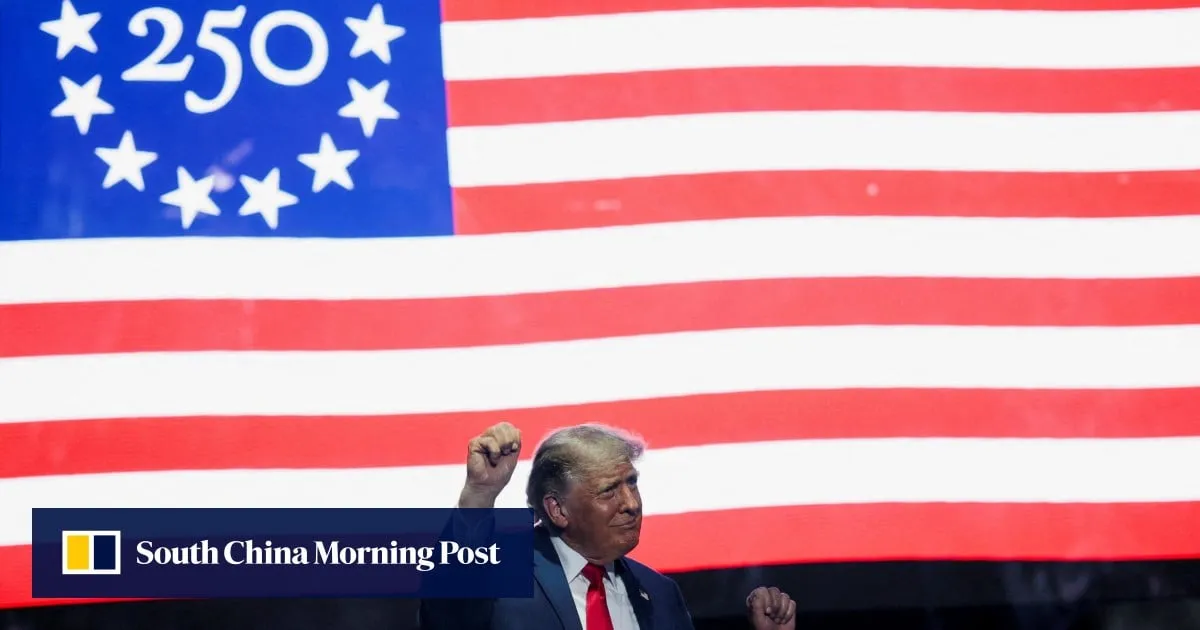 Trump opens 250th US birthday party with a campaign-style rally