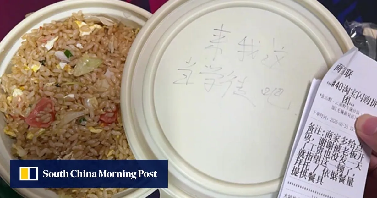 Cash-strapped Chinese man requests extra rice; restaurant owner surprises him