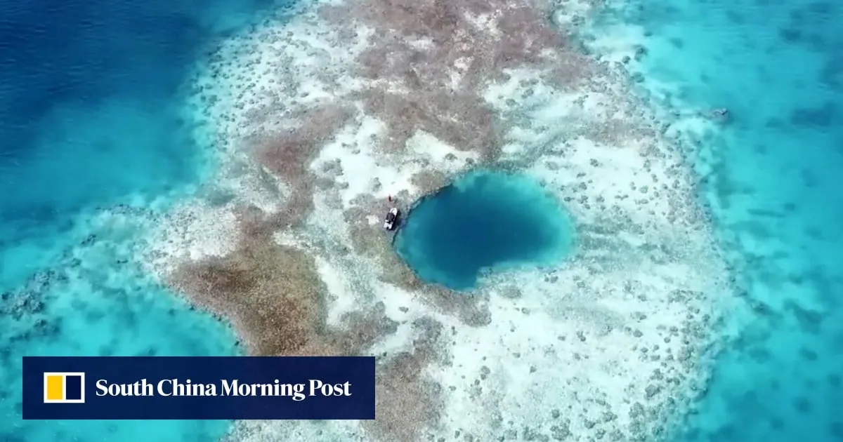 China discovers rare coral reef blue hole in disputed Scarborough Shoal