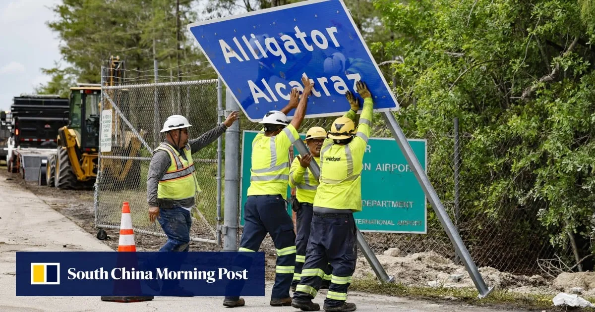 ‘Alligator Alcatraz’ migrant detention centre has closed, Florida governor DeSantis says