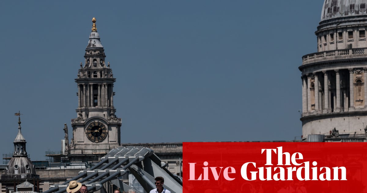 Red warning for south-east England after record June heat; 55 people have drowned in France – Europe heatwave live