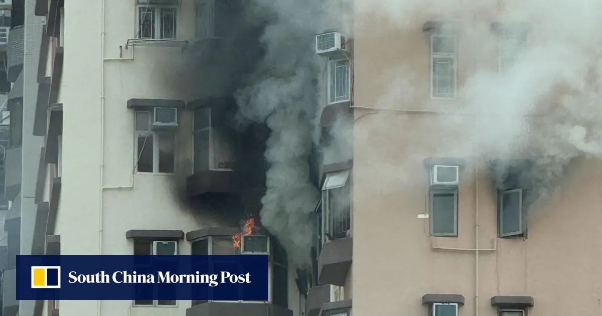 Woman dead after fire at Hong Kong flat, 3 others hospitalised