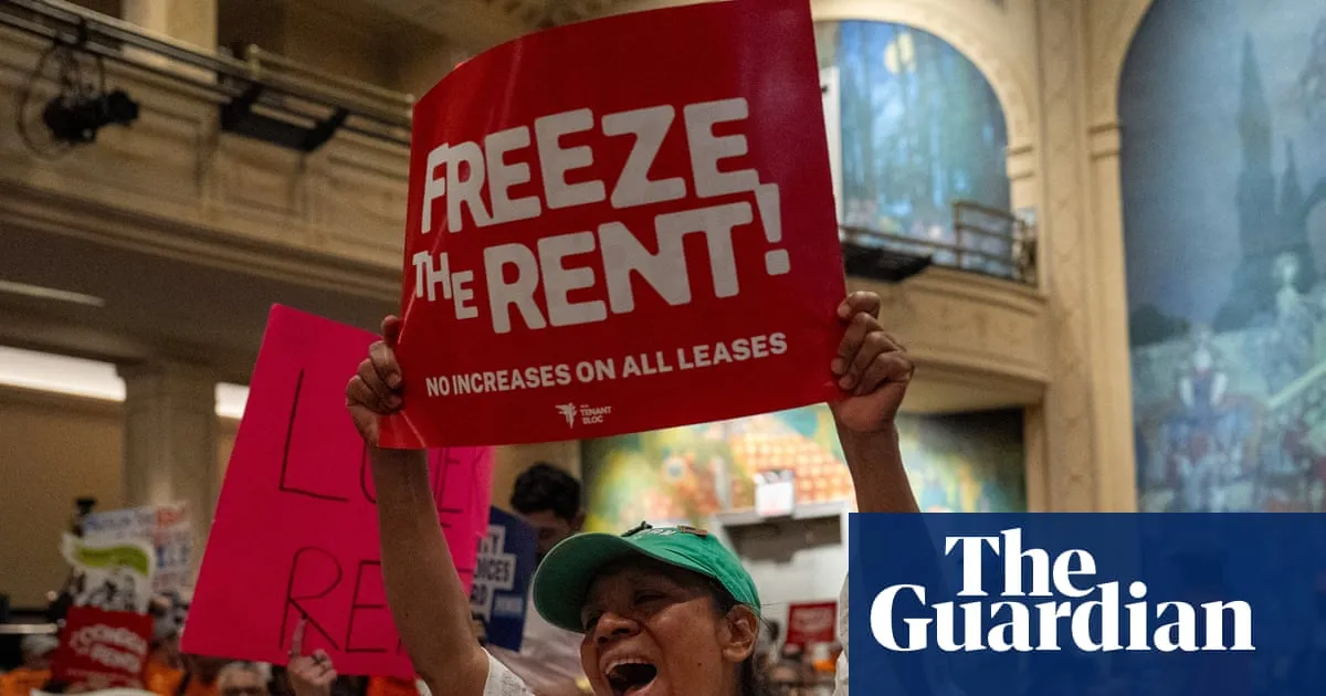 New York City will freeze rent for 1m apartments in big victory for Mamdani