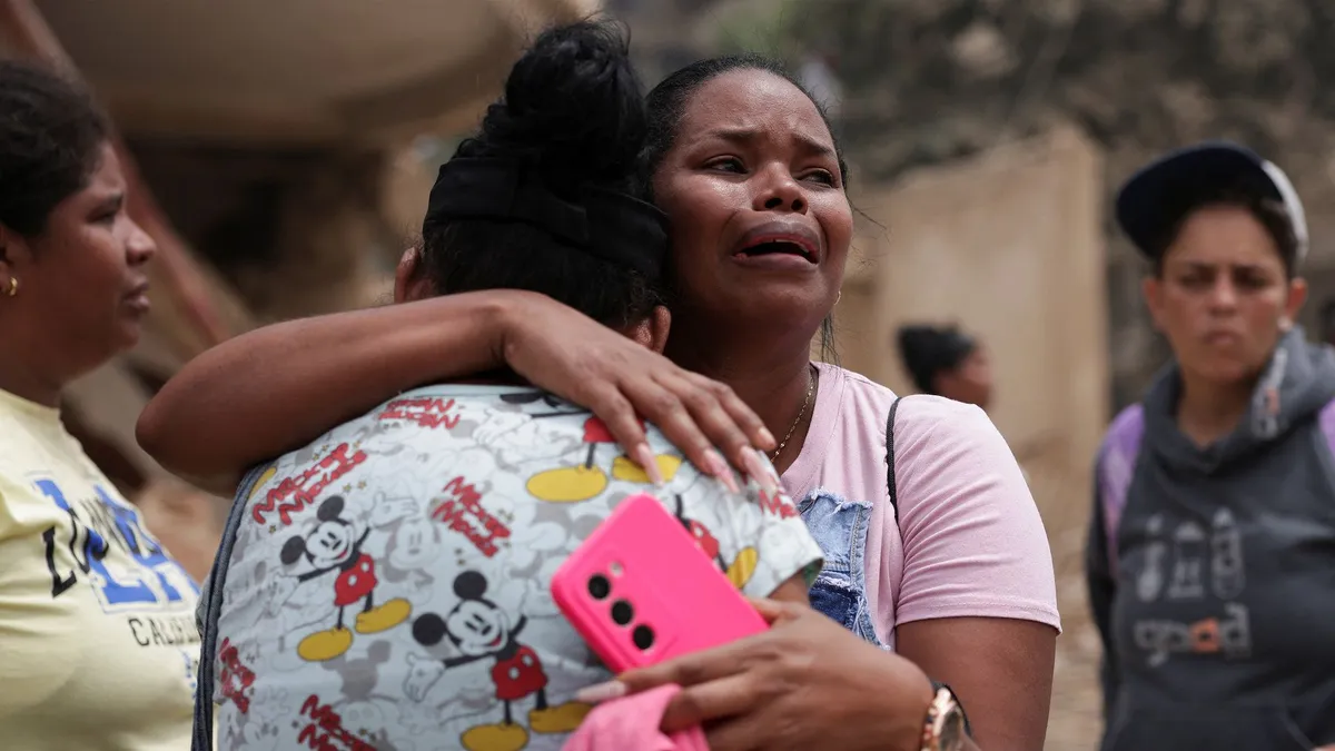 Desperate families search for missing loved ones in Venezuela