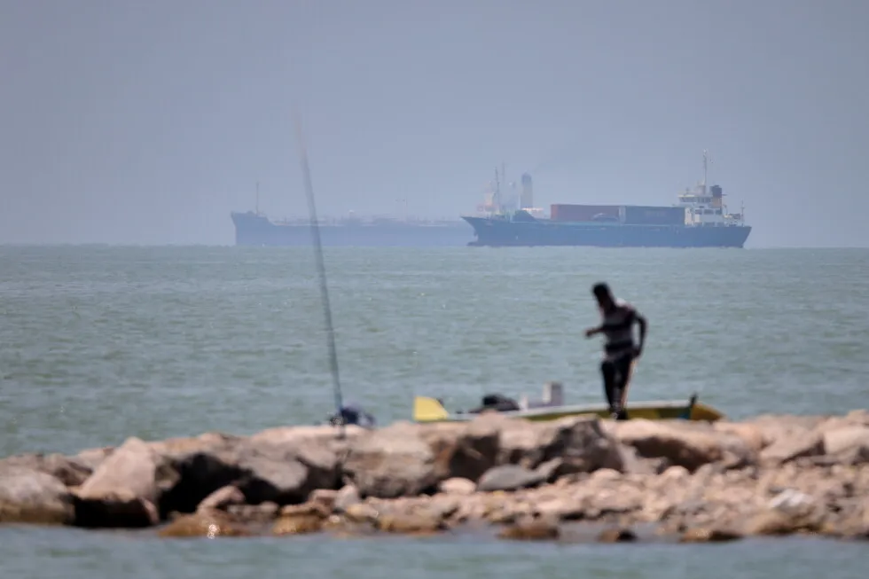 Tanker struck in the Strait of Hormuz as Iran and US launch attacks in region