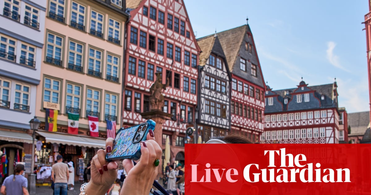 Europe heatwave live: Germany braced for temperatures ‘well over 40C’; extreme heat warnings for England