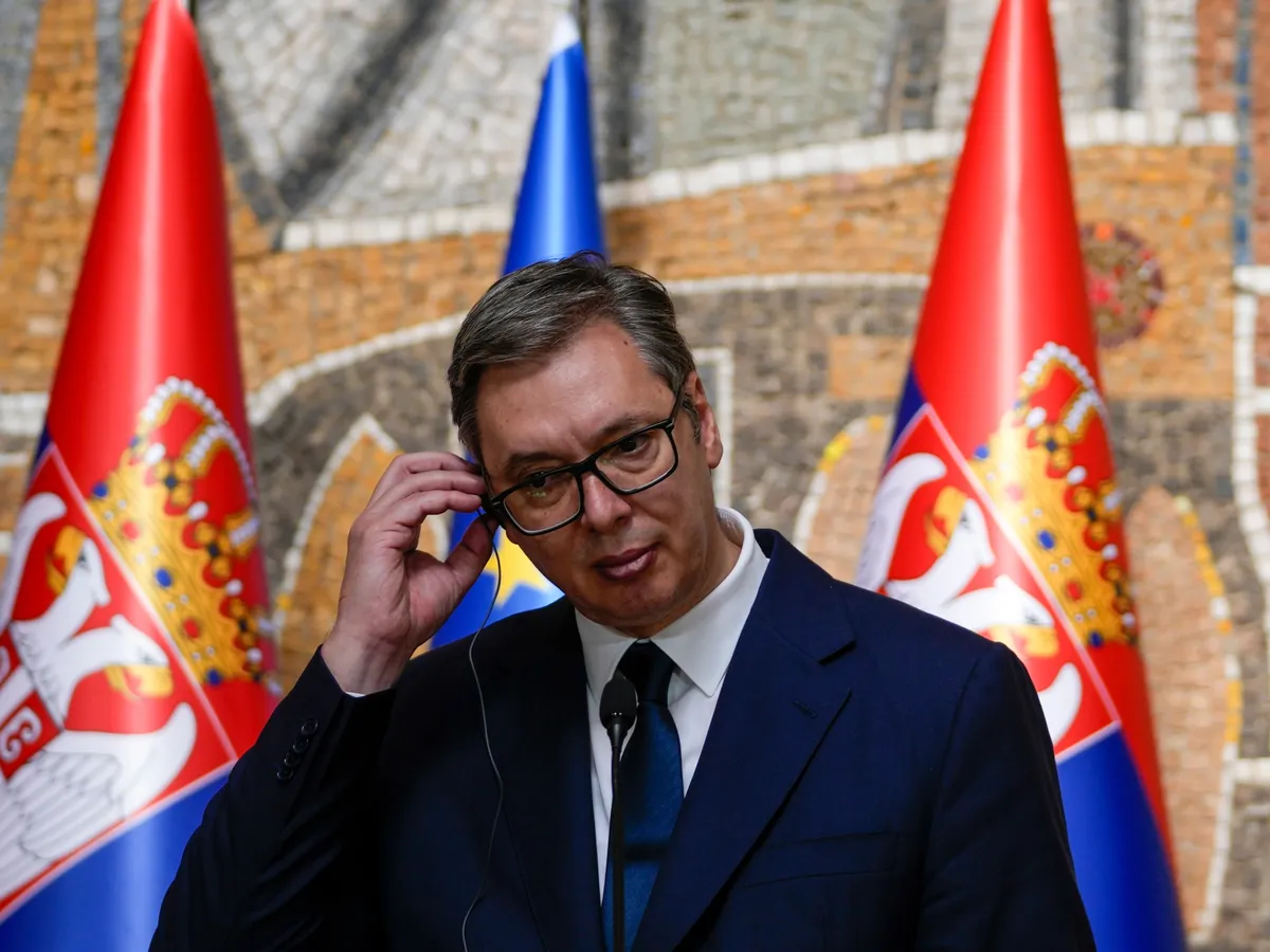 Serbia’s President Aleksandar Vucic says will resign within ‘weeks’