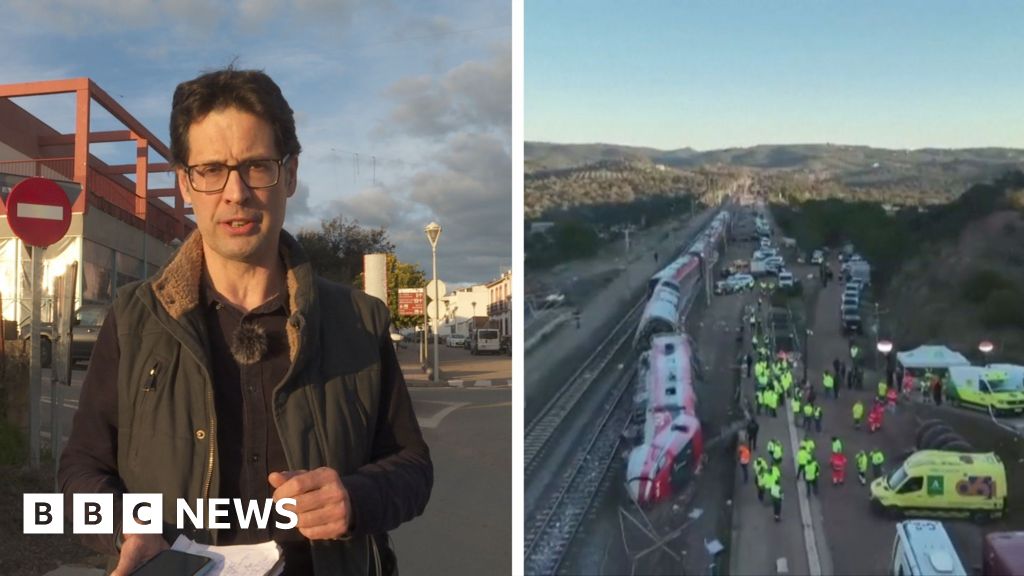 At the scene of Spain's worst rail disaster in over a decade