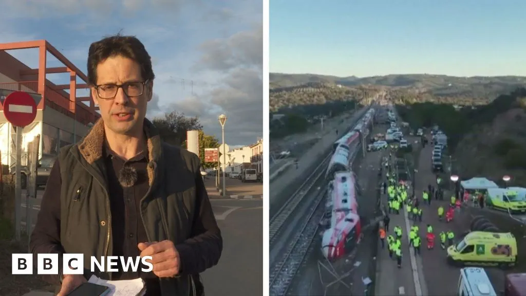 At the scene of Spain's worst rail disaster in over a decade