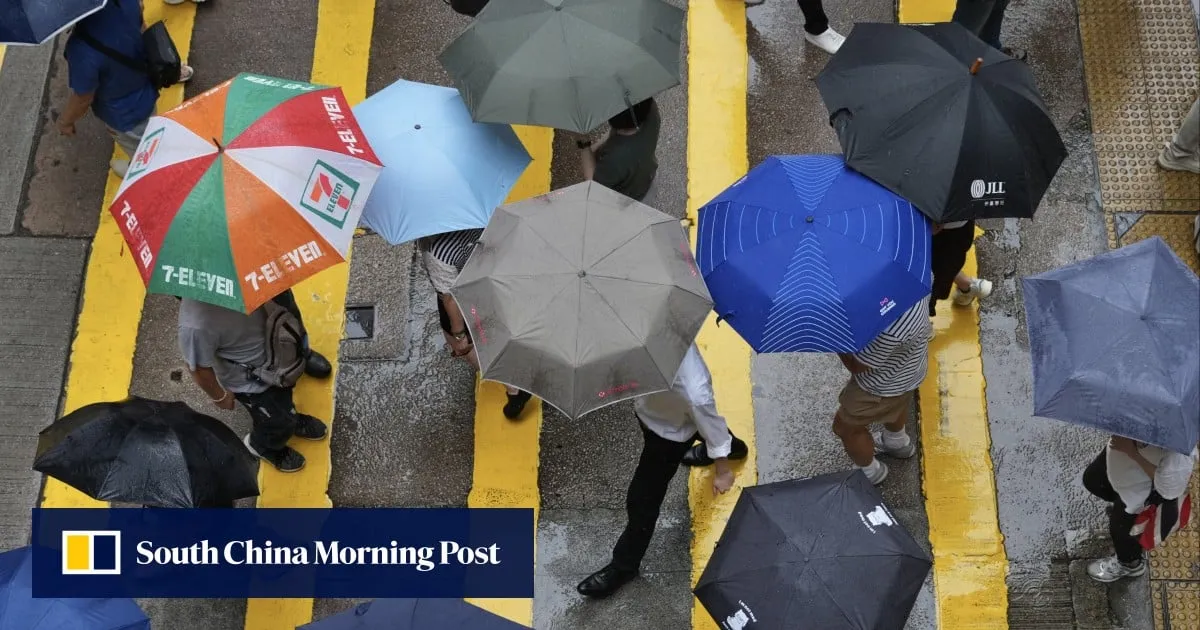 Hong Kong Observatory issues amber rainstorm signal, warns city to brace for rain